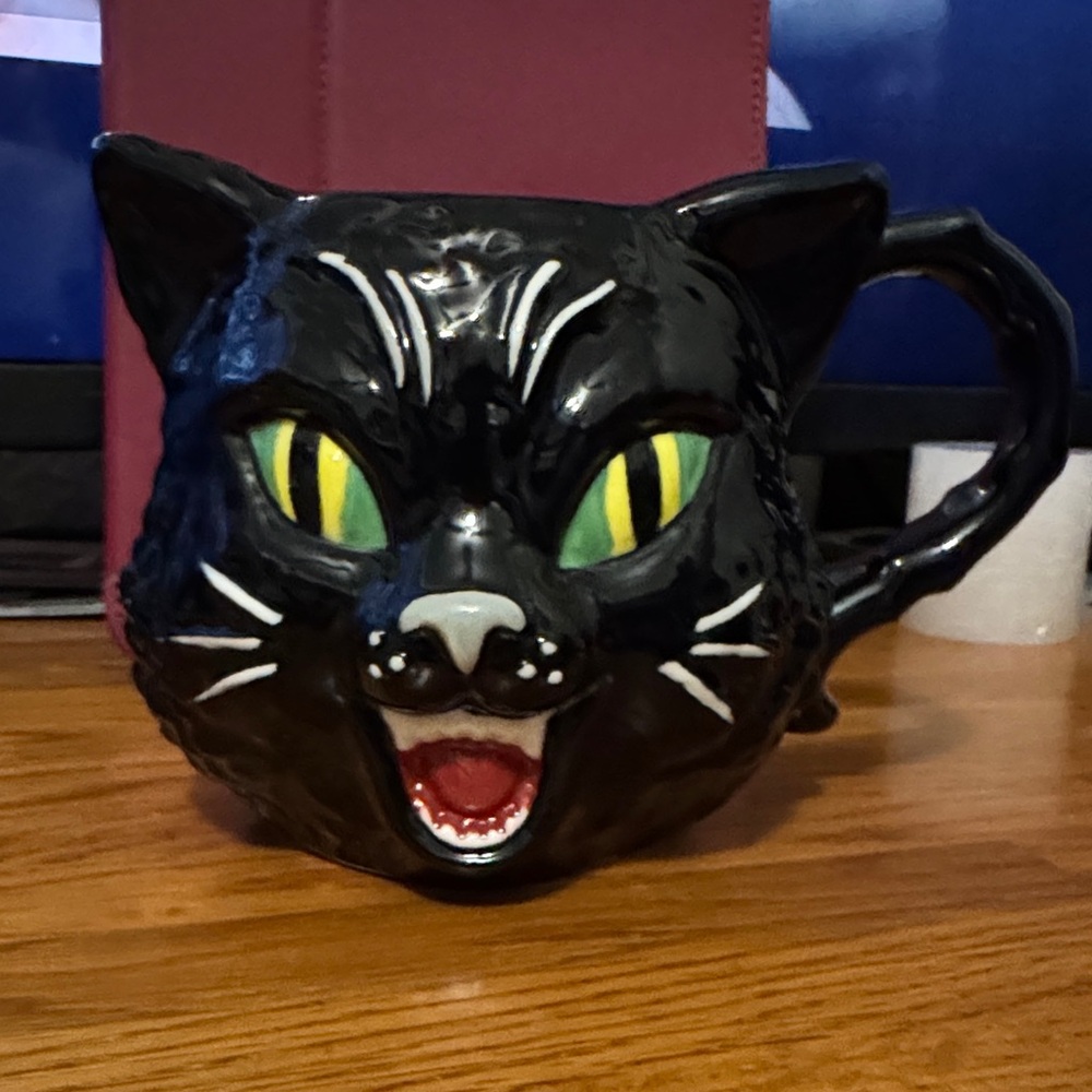 Black Cat Ceramic Mug